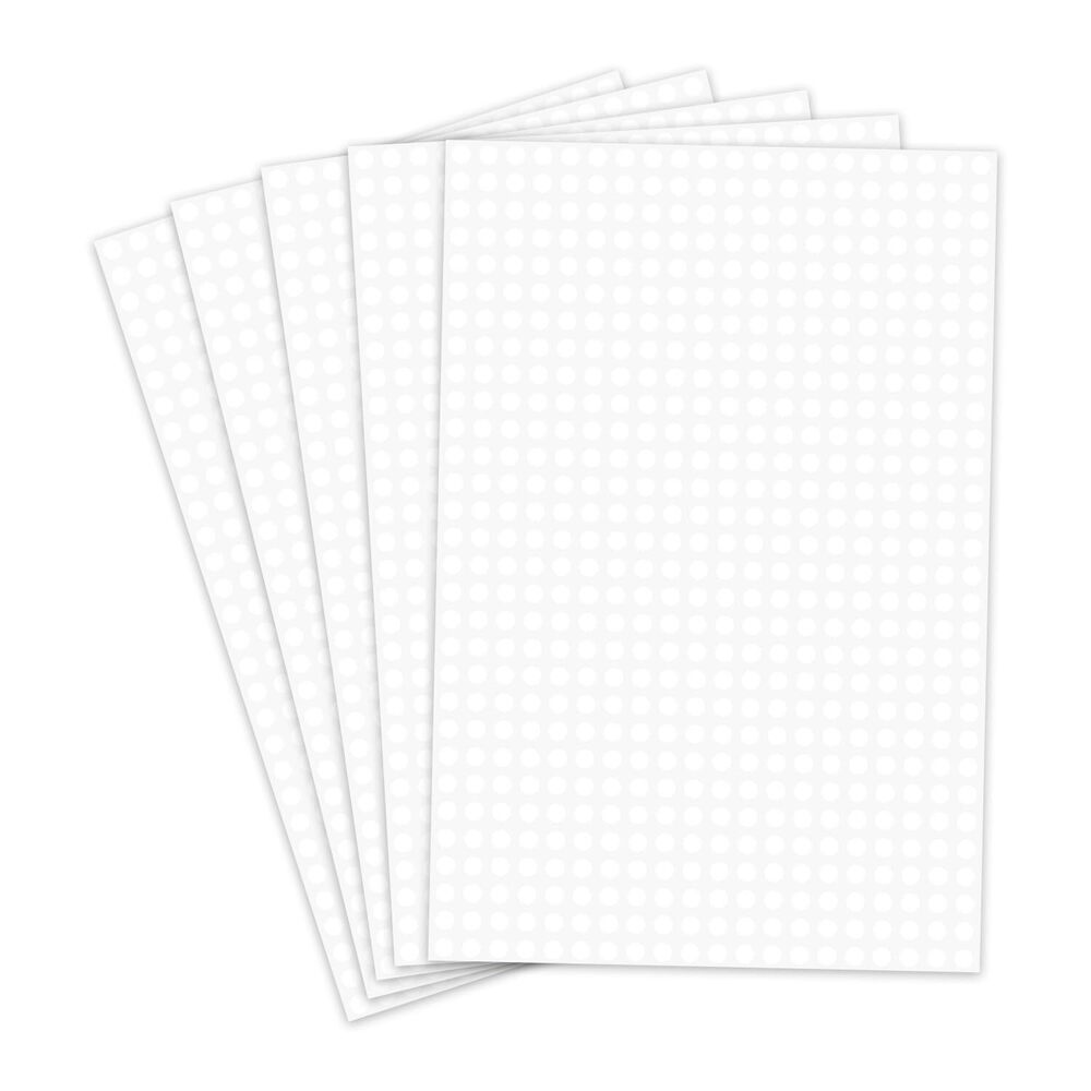 6837 Dot Stickers,1/4 Inch White Circle Stickers,3000pcs Self-Adhesive